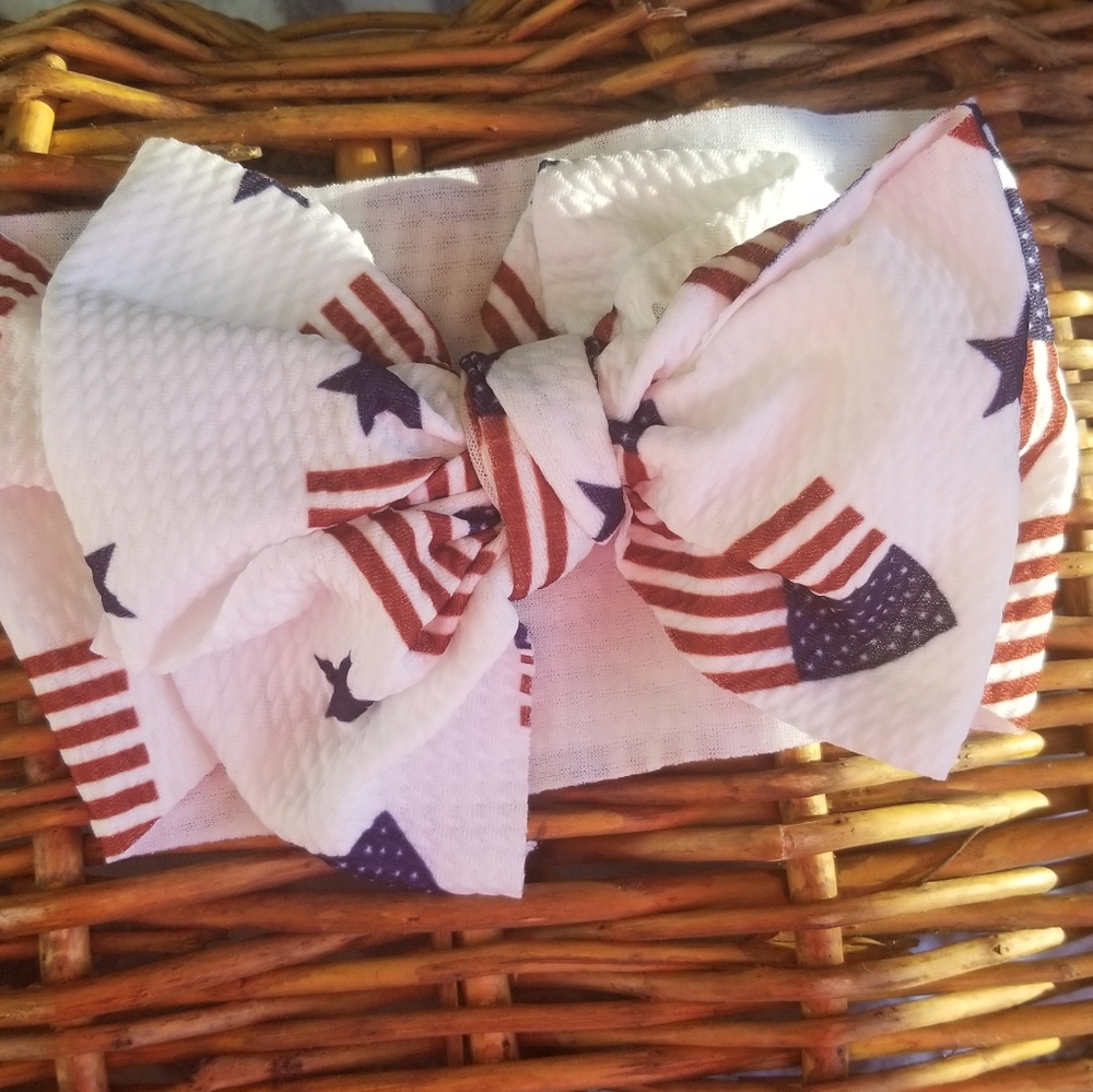 🆕️Fourth of July flag Headwrap